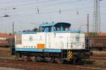 Lok 3 der Hafenbahn Magdeburg im Gterbahnhof Magdeburg-Rothensee. Fotografiert am 28.09.2011. 