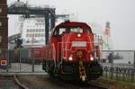 DB 261 096-2 / Hafen Kiel / vom Überweg an der Hörnbrücke aus aufgenommen / 17.11.2021