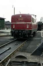 V80 003  auf Drehscheibe  Bw Bamberg