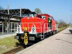 Am 23.04.2015 Testfahrten von Alstom in Stendal die Neue 90 80 1002 004-2 von ALS Testfahrten Zwischen Stendal und Rathenow .