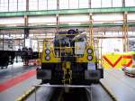 Am 30 .05.2015 Tag der Begegnung stand die neue H3 Lok 1002 005 von der MEG im RAW Stendal bei Alstom Lokomotiven Service GmbH .