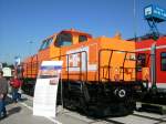 Die Diesellok der BBL Logistik auf der Innotrans am 28.09.08.