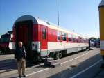 Modernisierter Reisezugwagen der 1. Klasse auf der Innotrans am 28.09.08.