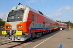 Die MAV-START präsentiert am 24.09.2016 auf der InnoTrans in Berlin Schienen-Diagnosezug FMK 008 (H-KFY 99 55 93- 62 008-2).
Max Geschwindigkeit beträgt 120 km/h und bei Messfahrten 50-70 km/h.
