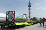 GATX mit einem Kesselwagen für Gas auf der transport logistic Messe in München am 4.6.25.