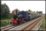 Lok Borkum war am 19.8.2015 mit dem Nostalgiezug unterwegs.