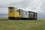 Zum Abschluß meiner kleinen Serie über die Halligbahn Dagebüll-Oland-Langeneß eine Großaufnahme der Schöma-Lok des Landesamtes für Küstenschutz, Naturpark und