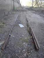 stillgelegte Feldbahnstrecke entlang der zuknftigen Neissetrassen Guben