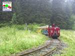 Ferienlandeisenbahn Crispendorf: Lok EA 44-01 in der Schleife am Lokschuppen
24.07.2005