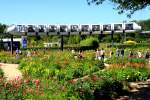 Monorail in der Internationalen Gartenschau Hamburg, aufgenommen am 20.