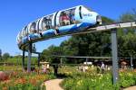 Monorail in der Internationalen Gartenschau Hamburg, aufgenommen am 20. Juli 2013.