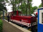 BPE 199 105-8 am 01.06.2015 im Hauptbahnhof der Parkeisenbahn.