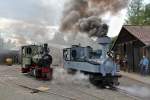 FGF Fahrtag mit Borgwardtreffen - 15.09.2013  --  Viel Rauch und Dampf! Impressionen mit der O&K und der Brigadelok  --  Komplette Bilderserie siehe