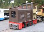 Fahrtag beim Feld- und Grubenbahnmuseum Fortuna am 01.05.2006: Lok 29 (LKM NS2f) vor der Museumshalle 2.