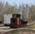 Am 09. und 10.04.2011 fand in Chemnitz-Hilbersdorf das 9.Feldbahn- und Alttraktorentreffen statt.Auf 600mm tuckerte und dampfte es ordentlich.10.04.2011.