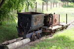 Feldbahn in der stillgelegten Brikettfabrik Louise.