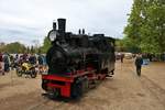 Feldbahnmuseum Frankfurt am Main O&K Dampflok am 02.09.18 im Rebstockgelände Frankfurt am Main 