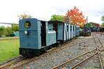 Feldbahnmuseum Frankfurt am Main D22 Deutz OMZ 122 am 16.10.22 beim Herbstfahrtag
