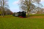 Feldbahnmuseum Frankfurt am Main Borsig Dn2t am 03.12.23 beim Nikolausfahrtag 