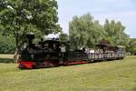 FFM Feldbahnfest - 35J FFM - 06.06.2010: Die frisch aufgearbeitete Brigadelok wurde beim Feldbahnfest erstmalig wieder eingesetzt.