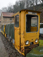 Die Feldbahnlokomotive 2992 im Gruben- und Feldbahnmuseum Zeche Theresia.