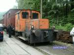 Eine der zwei Normalspurloks des Vereins Historische Feldbahn Dresden, die N2