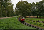 Historisches Eisenbahnwochenende im Mansfelder Land    Neben den Jubiläen der Mansfelder Bergwerksbahn und der  Wipperliese  drehte auch die Parkeisenbahn Vatterode auf 500 Millimetern ihre