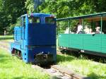 K 0472 (LKM Babelsberg 250 480 / 1969) bei Umsetzen an der Endstation Bad Muskau (sorbisch: Muzakow) - Sommer 2012