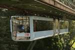 Die neue Schwebebahn GN08 in Wuppertal Oberbarmen, am 30.07.2017.