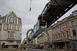 Wagen 12 der WSW kurz vor der Einfahrt in den Bahnhof Vohwinkel Schwebebahn (13.12.2020) 