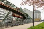 Kaiserwagen als Testfahrt am Bahnhof Döppersberg in Wuppertal, April 2026.