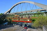 Kaiserwagen auf Probefahrt am 23.04.2026 bei Wuppertal Ohligsmühle. 