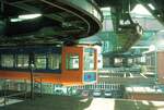 Wuppertaler Schwebebahn__Endstation Vohwinkel mit Blick zur Wagenhalle.__06-1984
