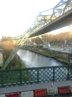 Schebebahngerst,blick aus dem Bahnhof Adlerbrcke