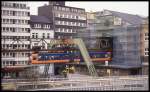 Schwebebahn in Wuppertal - Elberfeld nach Vohwinkel am 24.3.1993.