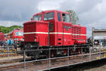 VL 12 der Gelnh�user Kreisbahnen auf der Drehscheibe im Eisenbahnmuseum Darmstadt-Kranichstein (16.05.2026)