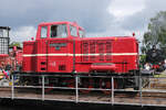 VL 12 der Gelnh�user Kreisbahnen auf der Drehscheibe im Eisenbahnmuseum Darmstadt-Kranichstein (16.05.2026)