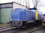 Diesellok  V62 des Eisenbahnmuseum Darmstadt Kranichstein am 08.02.09