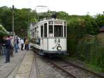 TW94 Des BErgischen Strassenbahnmuseums an der Colfurter Brcke.