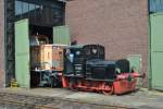 Hier sieht man die K 1002 bei Rangierarbeiten im Eisenbahnmuseum Darmstadt Kranichstein. Aufgenommen am 03.06.2011 in Darmstadt Kranichstein.