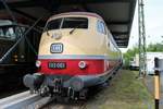 DB Museum Koblenz 103 001 am 16.06.17 beim Sommerfest 