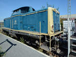 Die Diesellokomotive 212 372-7 im August 2018 im Eisenbahnmuseum Koblenz.