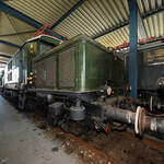 Anfang September 2021 war im Eisenbahnmuseum Koblenz die 1937 an die DRG gelieferte Elektrolokomotive E93 07 zu sehen.