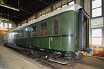 Der Salonwagen 11645 Nür ist Teil der Ausstellung im DB-Museum Nürnberg.