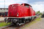 DB Museum 212 062-4 am 17.05.25 beim Lokschuppenfest in Hanau