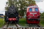 DB 82 002 & E19 12 im DB Museum Koblenz, September 2025.