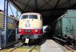 DB Museum E 03 001 (91 80 6103 001-4 D-DB) am 06.04.2026 im DB Museum Koblenz.