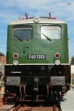 TRI E40 1313 zu Gast bei den Einheitsloktage im DB Museum Koblenz, September 2026.