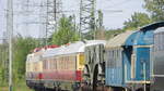 Dieses Foto h�lt einen besonderen Moment fest: Die E03 004 ist gerade im Depot des DB Museums in Koblenz eingetroffen.