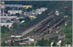 - Bahnimpressionen rundum Koblenz - Das DB Museum in Koblenz-Ltzel von der Festung Ehrenbreitstein aus gesehen. 24.06.2011 (Hans)